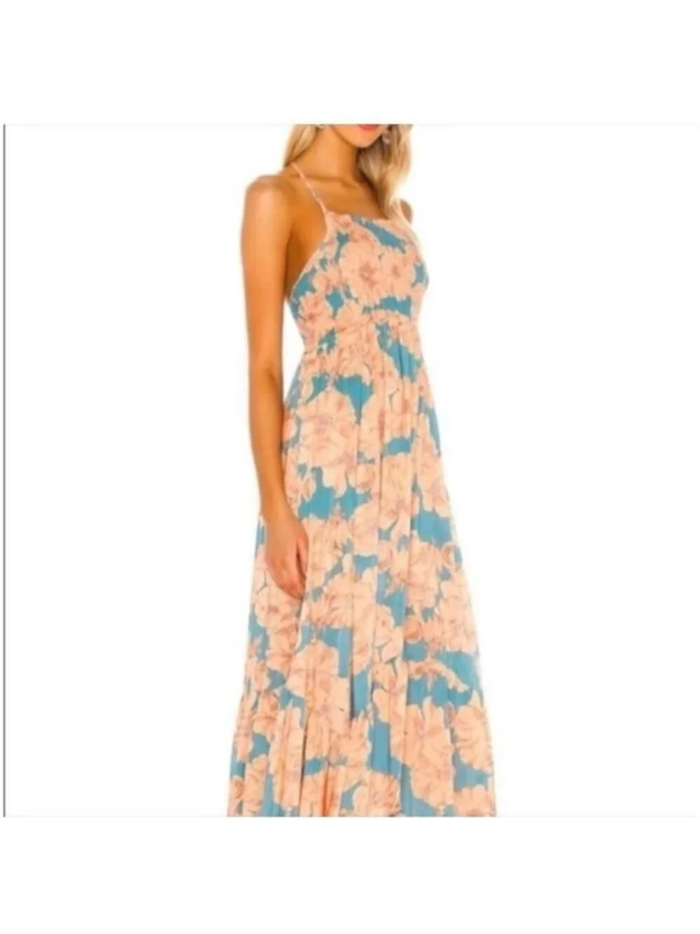 Free People Heatwave Floral Print Maxi Dress XS